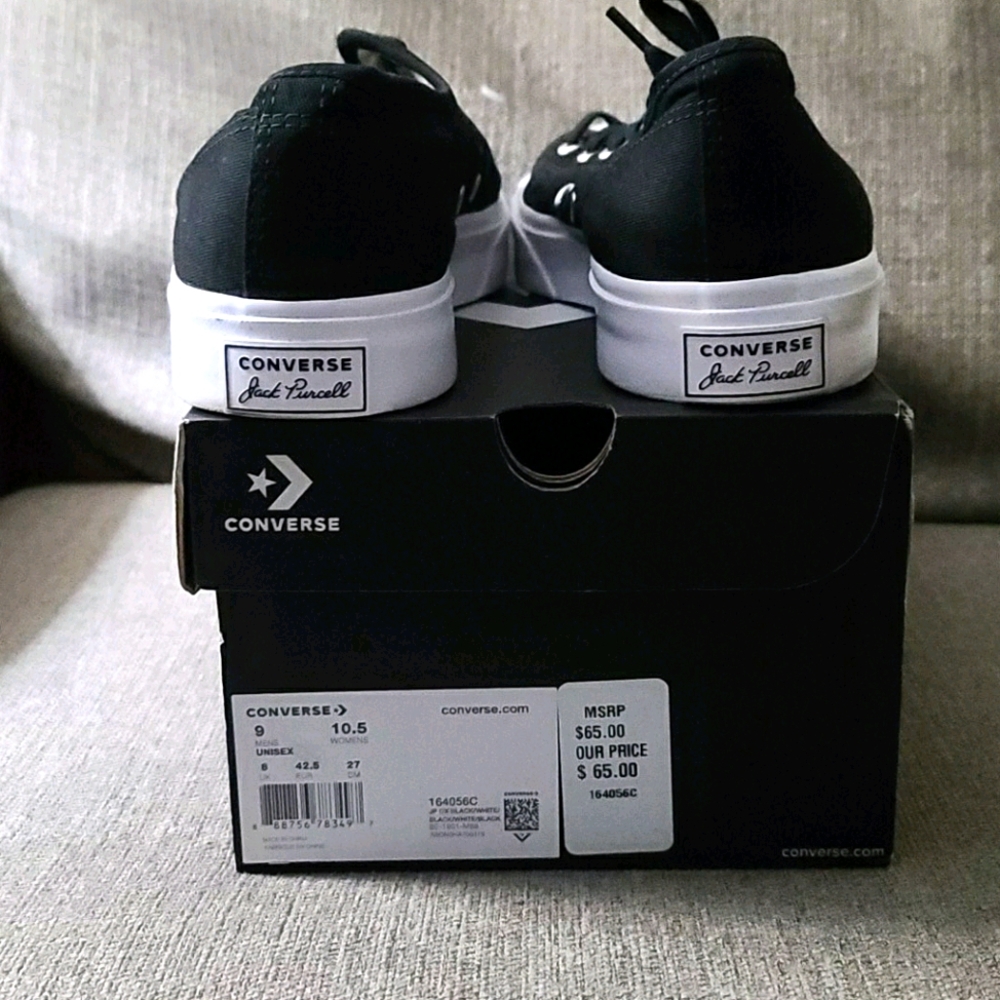 Converse Jack Purcell Black canvas 9